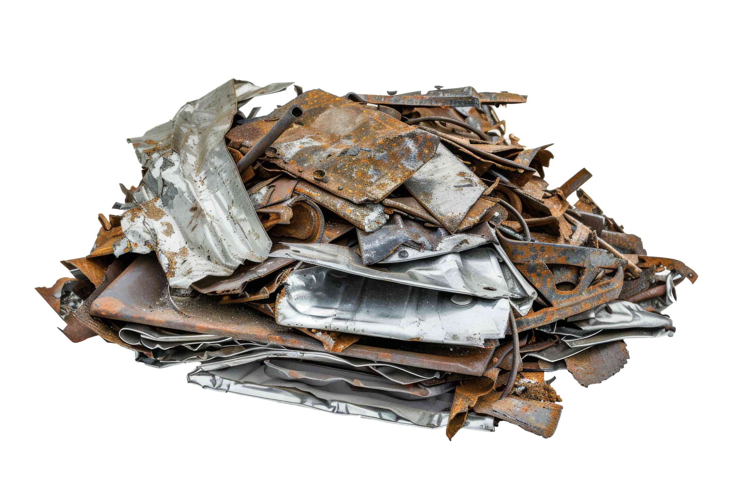Metallschrott aus der Schrottschere
